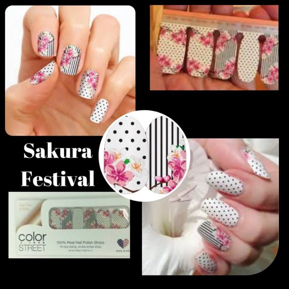Makeup | Color Street Nail Strips Sakura Festival Exclusive Anniversary ...